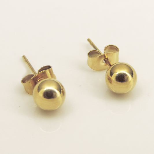 Aretes Básicos De Bola Pequeña