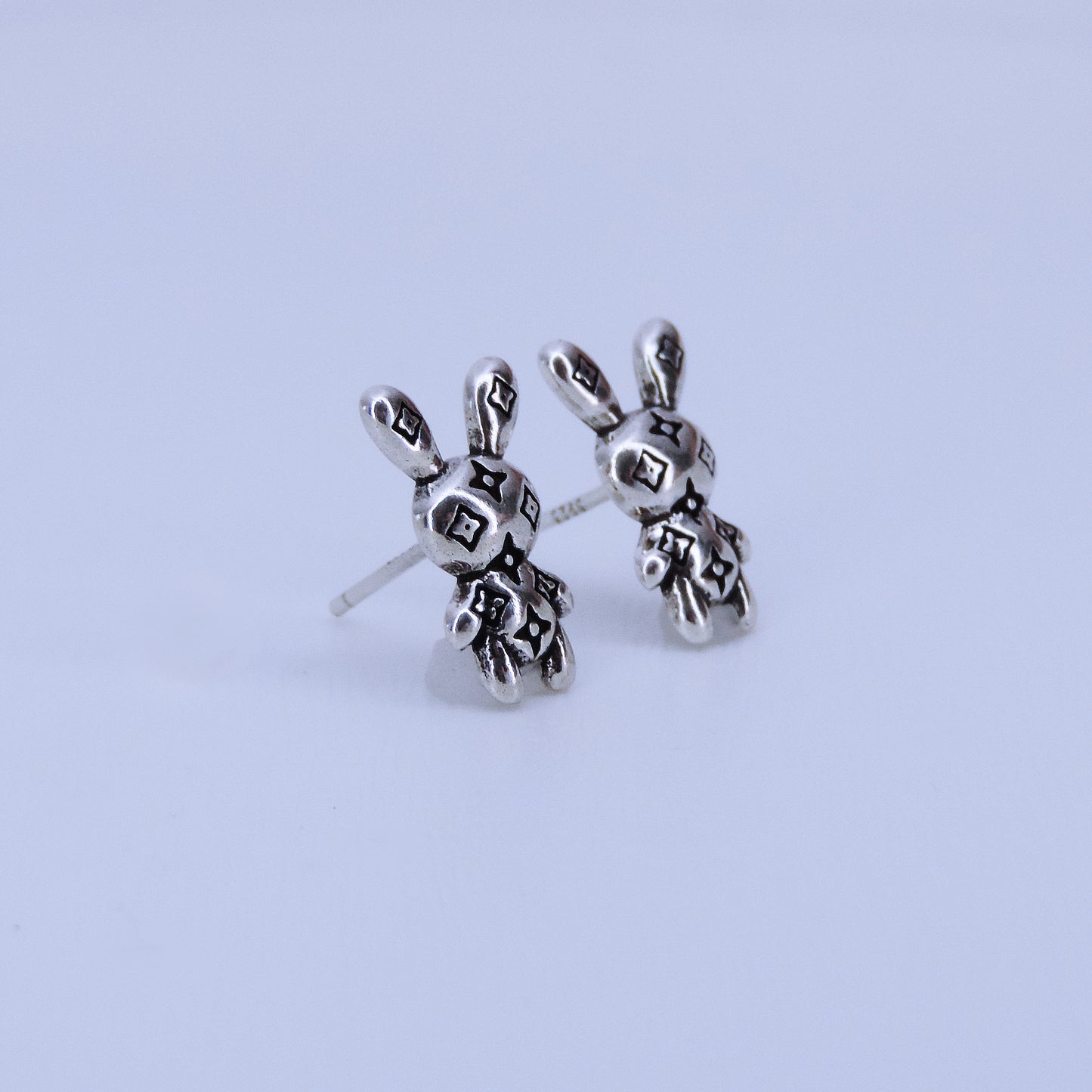 Aretes De Conejos Con Textura